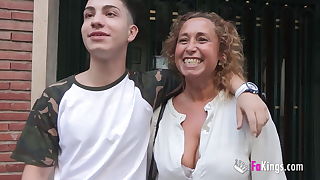 English teacher fucks her student just in front of our camer